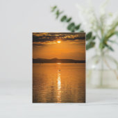 Sunset, Lake Balaton, Ungarn Postkarte (Stehend Vorderseite)