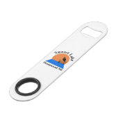 Sunset Lake Bottle Opener Speed Flaschenöffner (Rückseite Schrägansicht)