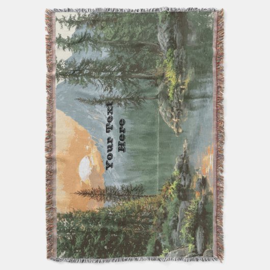 Sunset Lake Decke (Vorderseite Vertikal)