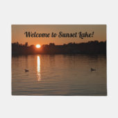 Sunset Lake Doormat Fußmatte (Vorderseite)