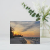 Sunset, Lake Erie, Ohio Postkarte (Stehend Vorderseite)