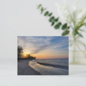 Sunset, Lake Erie, Ohio Postkarte (Stehend Vorderseite)