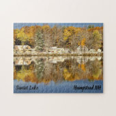Sunset Lake Fall Puzzle (Horizontal)
