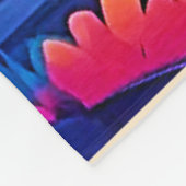 Sunset Lake Fantasy Art Fleecedecke (Ecke)