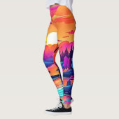 Sunset Lake Fantasy Art Leggings (Links)