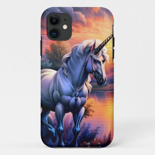 Sunset Lake Fluss Einhorn Sieben Case-Mate iPhone Hülle