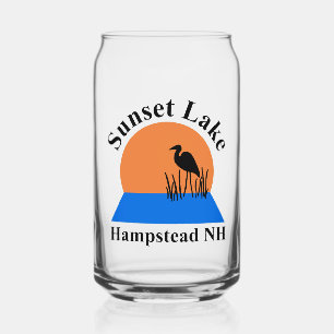 Sunset Lake Glasdose Dosenglas