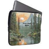 Sunset Lake Laptopschutzhülle (Vorne Rechts)