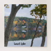 Sunset Lake Large Fall Puzzle (Vertikal)