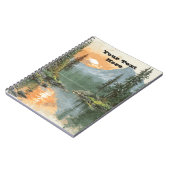 Sunset Lake Notizblock (Linke Seite)