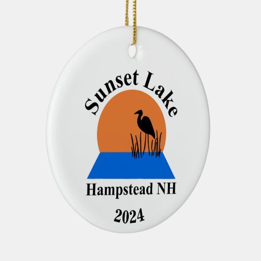 Sunset Lake Ornament (Rechts)