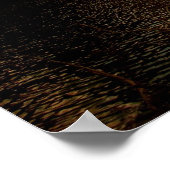 Sunset Lake Poster (Ecke)
