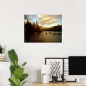 Sunset Lake Poster (Heimbüro)