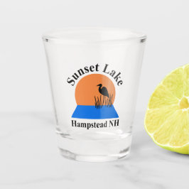 Sunset Lake Shot Glass Schnapsglas