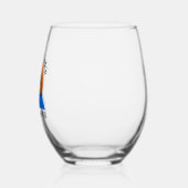 Sunset Lake Stemless Wine Glass Weinglas Ohne Stiel (Links)