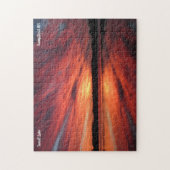 Sunset Lake Sunset Puzzle (Vertikal)