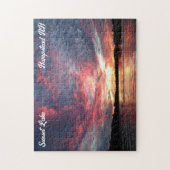 Sunset Lake Sunset Puzzle (Vertikal)