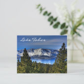Sunset Lake Tahoe Nevada Postcard Postkarte (Stehend Vorderseite)