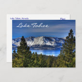 Sunset Lake Tahoe Nevada Postcard Postkarte (Vorne/Hinten)
