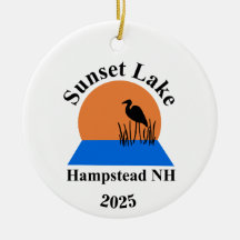 Sunset Lake Weihnachtsschmuck