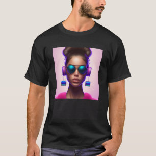Sunset Lamp Sonnenuntergang Farben Polygel Farben  T-Shirt