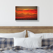Sunset Landescape Leinwanddruck (Insitu (Schlafzimmer))
