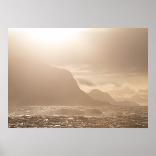 Sunset Landscape Foto Poster (Vorne)