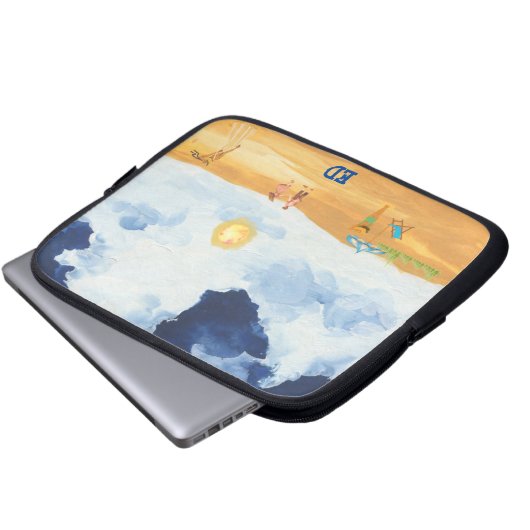 SUNSET LAPTOP SLEEVE (Vorne Knopf)