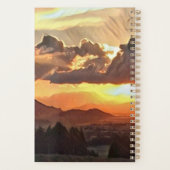 Sunset Leinwand Art Planner Planer (Rückseite)