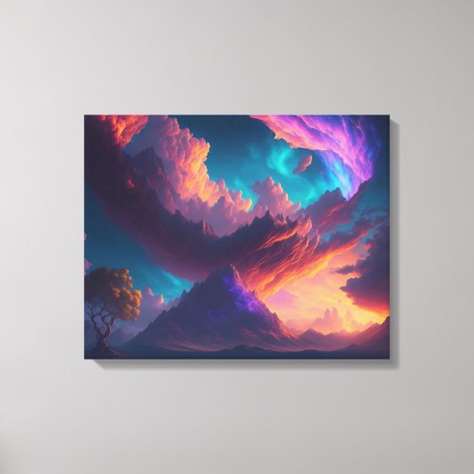 Sunset Leinwanddruck (Vorderseite)