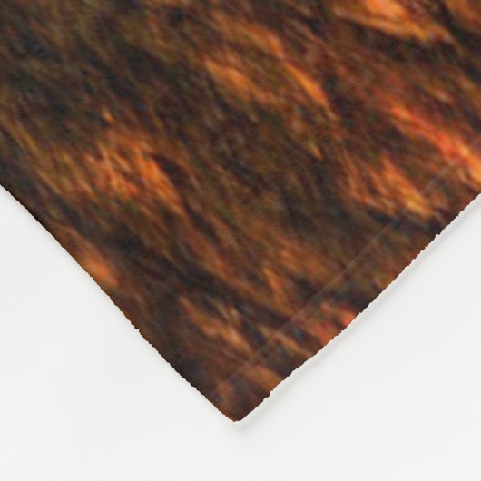 Sunset Leopard Fleecedecke (Ecke)