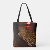 Sunset Leopard Tasche (Rückseite)