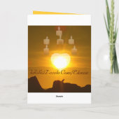 Sunset Liebe_ Feiertagskarte (Rückseite)