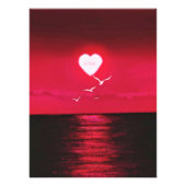 Sunset Liebe - Romantik - Hinzufügen von Text / Fo Fotodruck (Vorne)