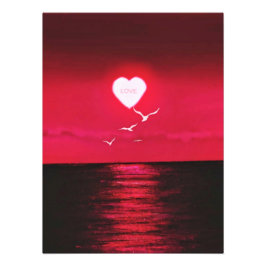 Sunset Liebe - Romantik - Hinzufügen von Text / Fo Fotodruck