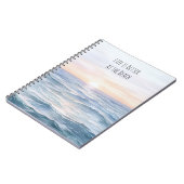 Sunset Life is Better at the Beach Notizblock (Linke Seite)