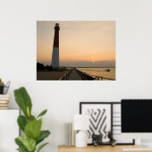 Sunset Lighthouse Poster (Heimbüro)