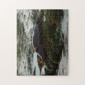 Sunset Lit Harbour Siegel II in San Diego Puzzle (Vertikal)