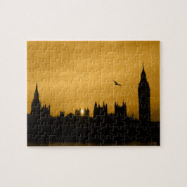 Sunset - London - Big Ben - 8x10 - 110 Stk. Puzzle
