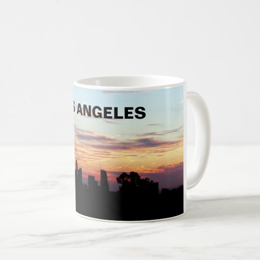 Sunset Los Angeles Kaffeetasse (VorderseiteRechts)