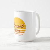 "Sunset Lover" Kaffeetasse (VorderseiteRechts)