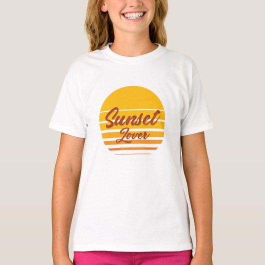 "Sunset Lover" T-Shirt (Vorderseite)