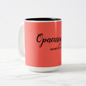 Sunset Lover Zweifarbige Tasse (Vorderseite Links)