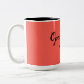 Sunset Lover Zweifarbige Tasse (Links)