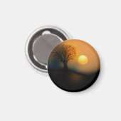 Sunset-Magnet Magnet (Vorderseite/Rückseite)