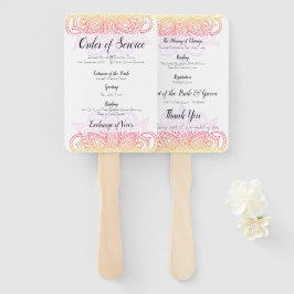 Sunset Mandala Order Fan Fächer