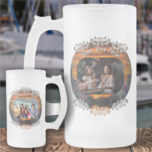 Sunset Marina Freunde 2584 Mattglas Bierglas