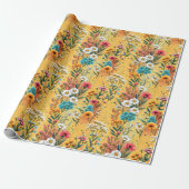 Sunset Meadow Geschenkpapier (Ungerollt)