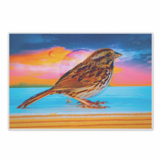 Sunset Melody Aufkleber (Vorderseite)