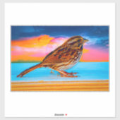 Sunset Melody Aufkleber (Blatt)